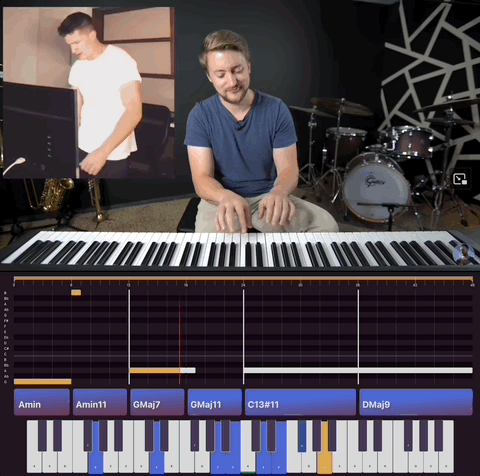 Robert Glasper playing in sync